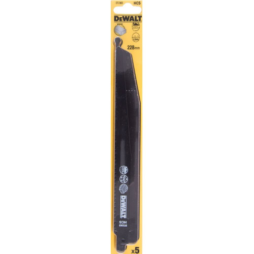 Полотно пильное биметаллическое DeWALT оригинал DT2363 (L228, шаг зуб 4.2)