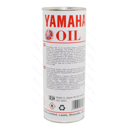 Масло для 2-х тактных двигателей YAMAHA OIL 2T 1л, ж/б круглая / минеральное