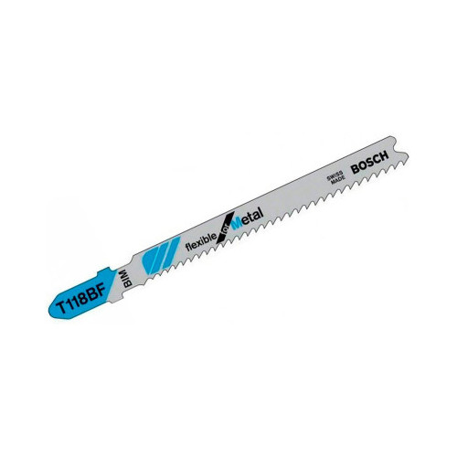 Пилка лобзика Bosch T118BF (1шт) по металлу 2608636232 /2608634503 /2608634992
