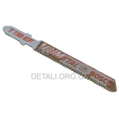 Пилка Bosch T118EF 5шт по металлу 2608634504 2