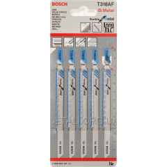 Пилка Bosch T318AF 5шт по металлу 2608634241