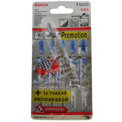 Пилка Bosch T127D 5шт + T345XF по металу 2608631017 2