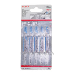 Пилка Bosch T123X 5шт по металлу 2608638473 2