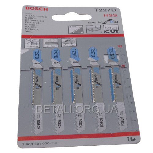 Пилка Bosch T227D 5шт по металлу 2608631030