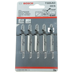 Пилка Bosch T101AO 5шт по дереву 2608630031