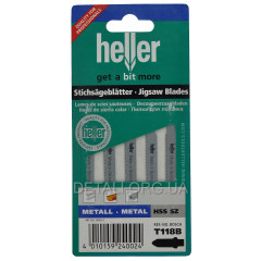 Пилка Heller T118B 5шт по металу 240024