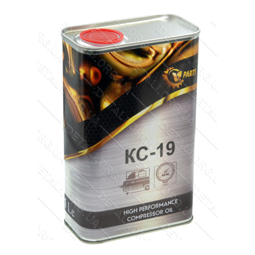 Масло компрессорное КС-19 VJ parts 1л. коричневая жестяная банка