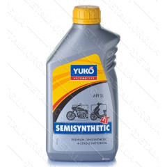 Олива для 4-х тактных двигунів YUKO SEMISYNTHETIC 4T 10W-40 1 л напівсинтетика