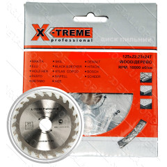 Пильный диск по дереву X-Treme 125X22,23 24 зуб. 2
