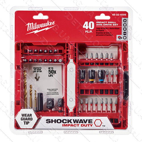 Набор бит 40шт Milwaukee Electric Tool 48-32-4006 оригинал