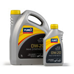 Масло YUKO MAX SYNTHETIC SAE 0W-20 API SN 1л канистра пластик