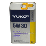 Масло YUKO MAX SYNTHETIC 5W-30 SAE API SN 4л жерсть