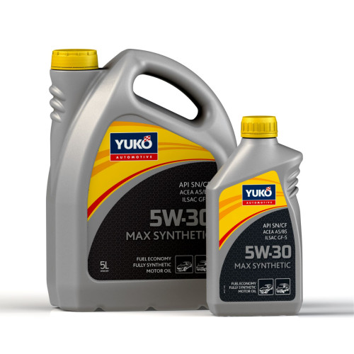 Олива YUKO MAX SYNTHETIC 5W-30 SAE API SN 20л oilbox