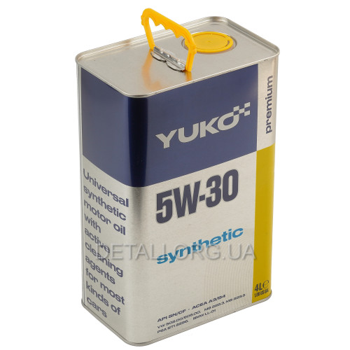Масло YUKO SYNTHETIC 5W-30 SAE API SN/CF 4л