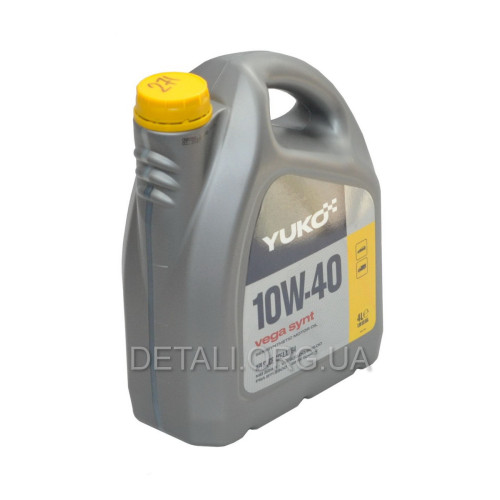 Олива YUKO VEGA SYNT 10W-40 SAE API SL/CF 4л