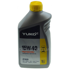 Масло YUKO CLASSIC 15W-40 SAE API SF/CC 1л