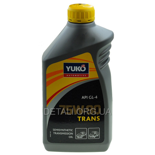 Масло YUKO TRANS 75W-90 SAE API GL-4 1л