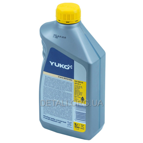 Олива YUKO трансмісійна TRANS 80W-90 SAE API GL-4 1л