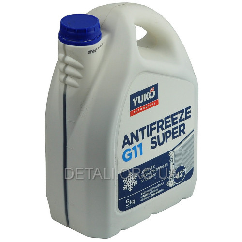 Антифриз-40 YUKO Super G11 синий (-37С….+115С) 5 кг 