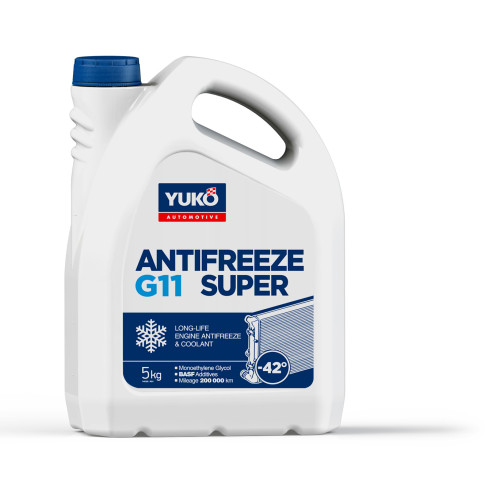 Антифриз-40 YUKO Super G11 синій (-37С….+115С) 20 кг