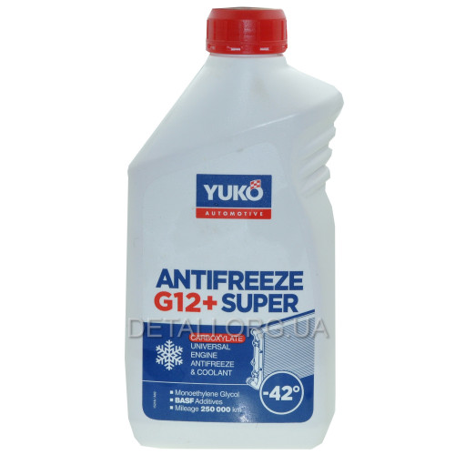 Антифриз-40 YUKO Super G12 червоний CARBOXYLATE (-37С....+115С) 1 кг