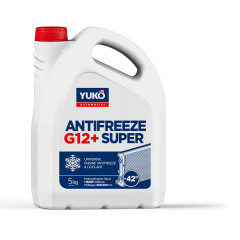 Антифриз-40 YUKO Super G12+ червоний CARBOXYLATE (-37С....+115С) 10 кг