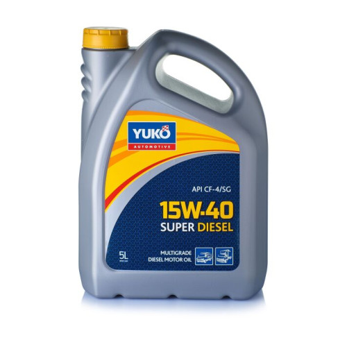 Масло YUKO SUPER DIESEL 15W-40 SAE API CF-4/SJ ACEA E5, E2 5л 