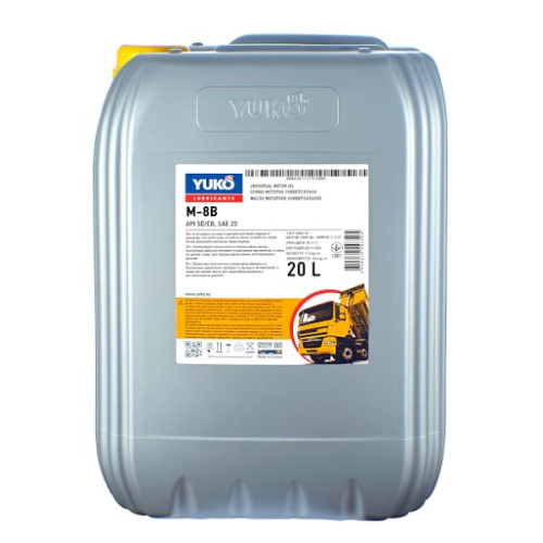 Масло YUKO М-8В SAE 20 API SD/CB (-22С...0С...+40С) 20л