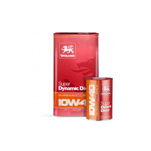 Олива Wolver Super Dynamic Diesel 10W-40 (API CF ACEA A3/B3/B4) 5л