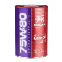 Олива Wolver Gear Oil GL-4 75W-80 1л