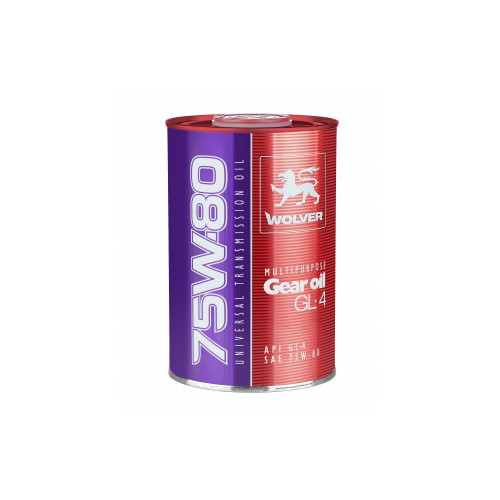 Масло Wolver Gear Oil GL-4 75W-80 1л