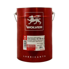 Олива Wolver Turbo Evolution 15W-40 (API CI-4/SL ACEA A3/B4 E7) 20л відро жерсть