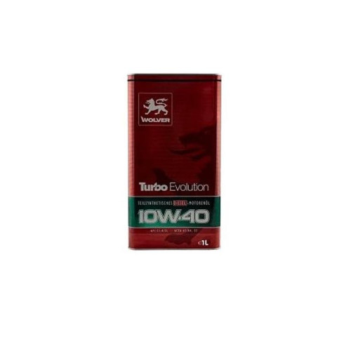 Масло Wolver Turbo Evolution 10W-40 (API CI-4/SL ACEA A3/B4 E7) 1л