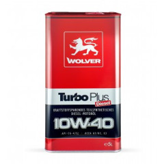 Олива Wolver Turbo Plus 10W-40 (API CG-4/SJ ACEA A2/B2/E2) 5л