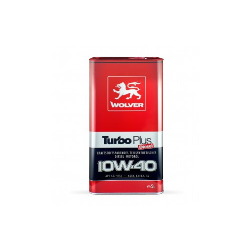 Олива Wolver Turbo Plus 10W-40 (API CG-4/SJ ACEA A2/B2/E2) 5л