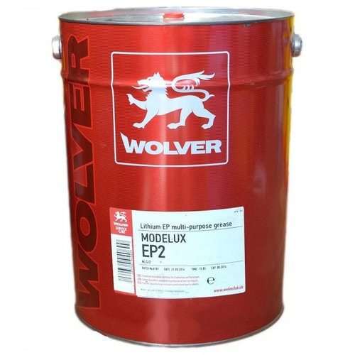 Смазка Wolver Modelux EP2 (NLGI 2, KP2K-30, L-XCCEB 2) 16 кг
