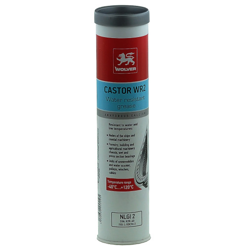 Смазка Wolver Castor WR2 (NLGI 2, K2K-40, L-XDCFA 2) 400мл