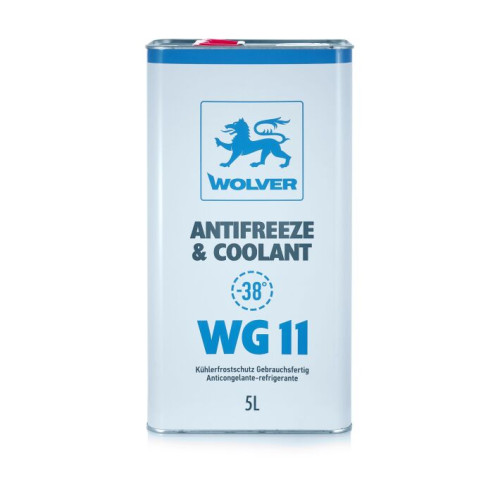 Антифриз Wolver Coolant Ready to Use WG11 (синій до -38 С) 5л