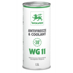 Антифриз Wolver Coolant Ready to Use WG11 (зелений до -38 С) 1,5 л