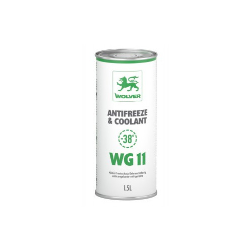 Антифриз Wolver Coolant Ready to Use WG11 (зелений до -38 С) 1,5 л