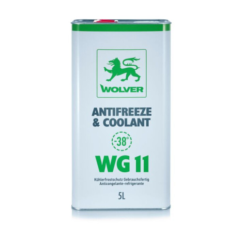 Антифриз Wolver Coolant Ready to Use WG11 (зелений до -38 С) 5 л