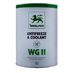 Антифриз Wolver Coolant Ready to Use WG11 (зелений до -38 С) 10 л