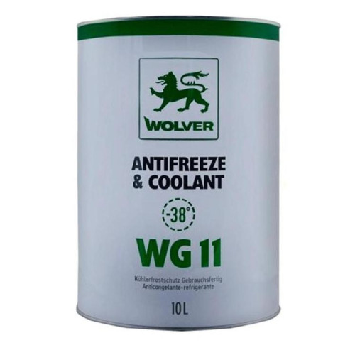 Антифриз Wolver Coolant Ready to Use WG11 (зелений до -38 С) 10 л