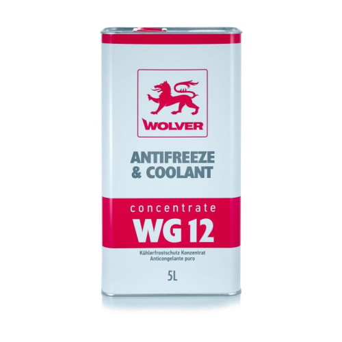 Антифриз Wolver WG12 (червоний, до -38°С) 5 л
