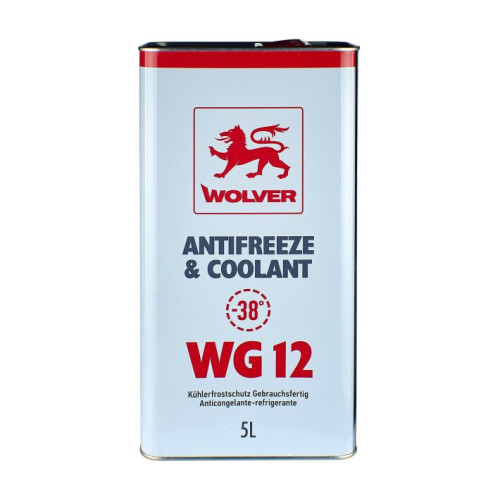 Антифриз Wolver Coolant Ready to Use WG12 (червоний, до -38°С) 5 л