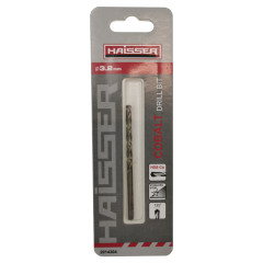 Свердло по металу HSS-Co - 3.2х36х65мм COBALT DIN 338 уп.1шт (HAISSER INDUSTRIAL)