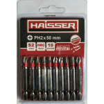 Бита - PH2*50мм набор 10шт блистер (HAISSER)