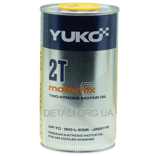 Олива для двотактних двигунів YUKO MOTOMIX 2T 0,5 л каністра жерсть