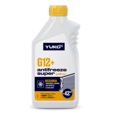 Антифриз-40 YUKO Super G12+ жовтий 1 л каністру