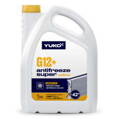 Антифриз-40 YUKO Super G12+ жовтий 5 л каністра